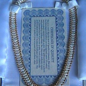 14k Yellow Gold Pearl Necklace